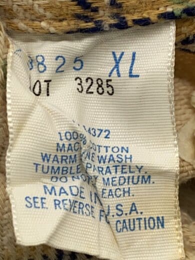 商品画像：70s/USA製/長袖シャツ/XL/コットン/BEG 4