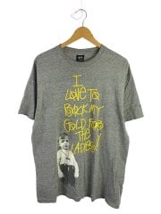 rock my gold/Tシャツ/L/コットン/GRY