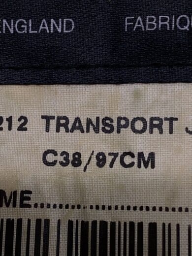 商品画像：ジャケット/00s/TRANSPORT JACKET/3ワラント/38/コットン/GRY/左肩小穴有 4