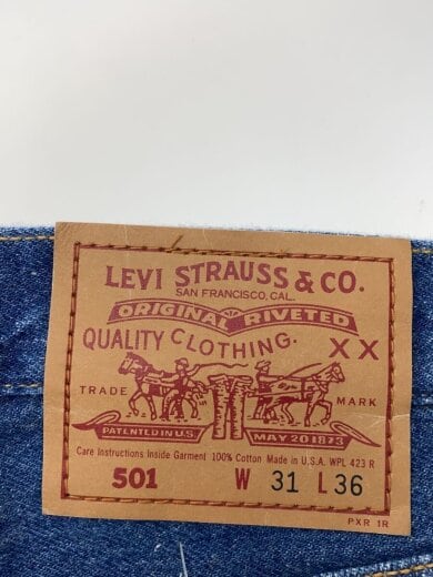 商品画像：ボタン裏552/USA製/デッドストック/フラッシャー付//31/デニム/IDG/501-0// 4