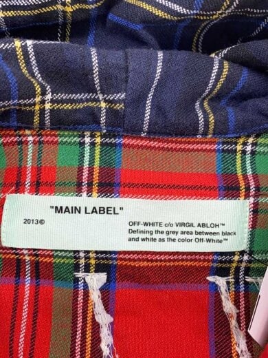 商品画像：長袖シャツ/S/コットン/RED/チェック/OMG43S18792013// 3