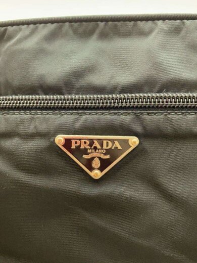 商品画像：ショルダーバッグ/ナイロン/BLK/無地/使用感有 5