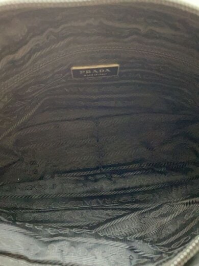 商品画像：ショルダーバッグ/ナイロン/BLK/無地/使用感有 6