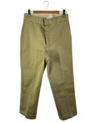 ストレートパンツ/USA製/TALONジップ/34/ポリエステル/BEG