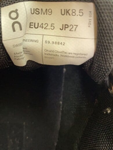 商品画像：Cloud 5 Waterproof/ローカットスニーカー/27cm/BLK/59.98842 5