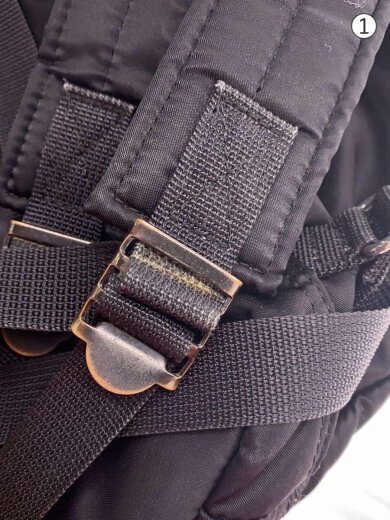 商品画像：リュック/タンカー/BLK/内側汚れ有 7