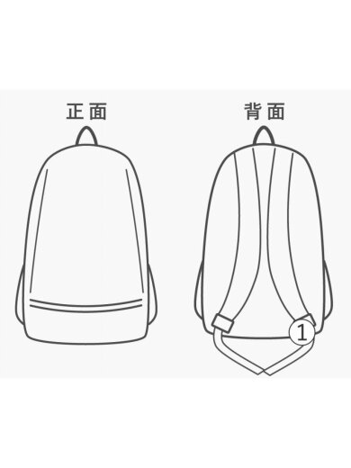 商品画像：リュック/タンカー/BLK/内側汚れ有 8