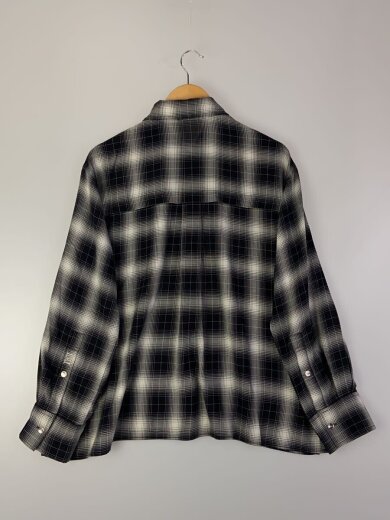 商品画像：長袖シャツ/one/ポリエステル/BLK/オンブレCK/FWFB254171 2