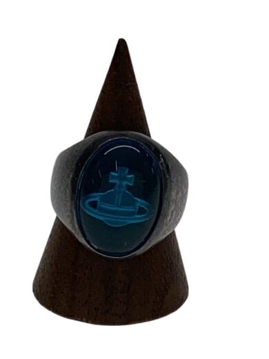 商品画像：リング/カボションリング/SV925/15号/SLV/メンズ 1