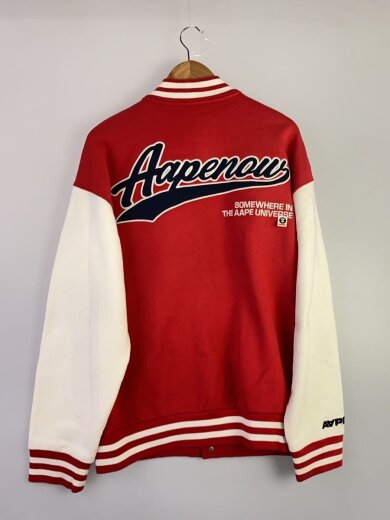 商品画像：スタジャン/XXL/Aape Now Sweat Varsity Jacket/AAPSWMA315XXL/シミ有 2