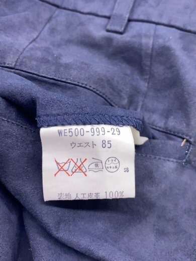 商品画像：スラックスパンツ/フェイクレザー/NVY/WE500-999-29/スウェード調/// 5