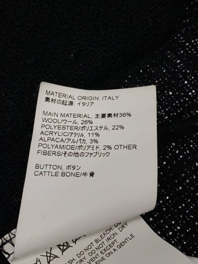 商品画像：カーディガン(厚手)/44/ウール/BLK/M4206CBM// 5