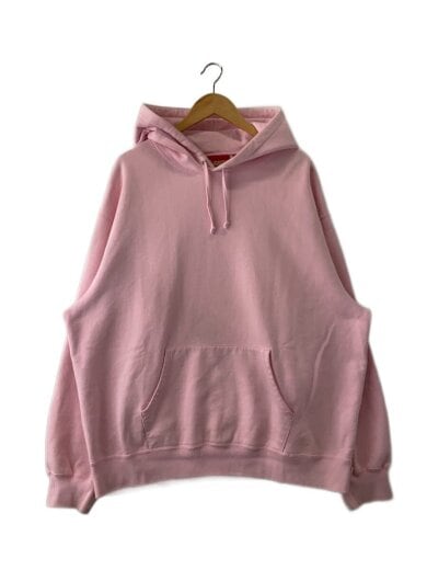 商品画像：Satin Applique Hooded Sweatshirt/XL/コットン/PNK/無地// 1