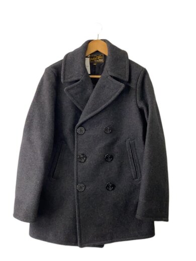 商品画像：26oz.WOOL MELTON PEA COAT/38/ウール/GRY/UC14231// 1