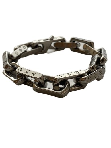 商品画像：BRACELET CHAIN MONOGRAM/ブレスレット/--/メンズ/M00308 1