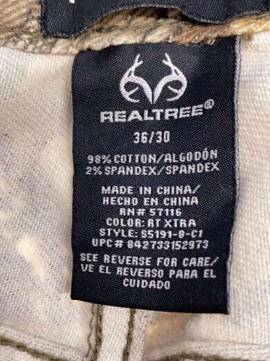 商品画像：REALTREE/リアルツリーカモボトム/36/コットン/KHK/カモフラ// 5