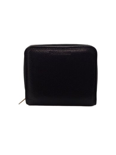 商品画像：SMALL ZIP WALLET/2つ折り財布/レザー/BLK/無地/メンズ// 1