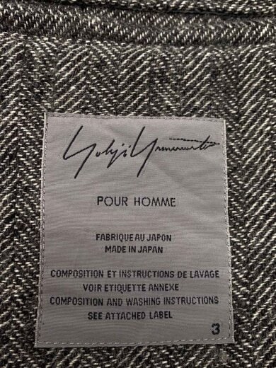 商品画像：11AW/リネン混/コート/3/ウール/GRY/HP-J55-108// 4