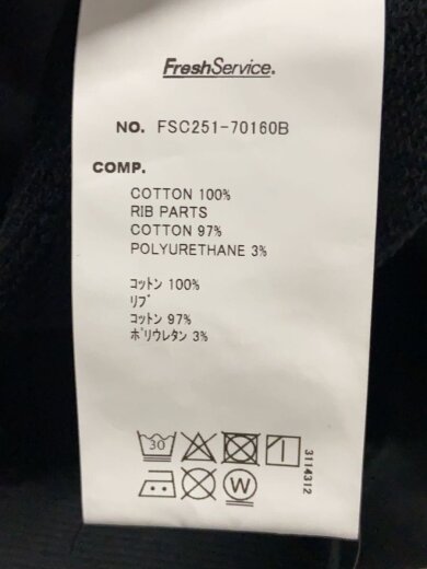 商品画像：LIGHT OZ CREW NECK SWEAT/スウェット/M/コットン/BLK/FSC251-70160B// 4