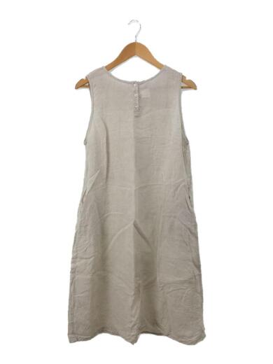 画像：nest Robeノースリーブワンピース/--/リネン/KHK/01162-1138/カーキ1