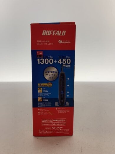 商品画像：無線LANルーター(Wi-Fiルーター) AirStation HighPower Giga WXR-1750DHP 3