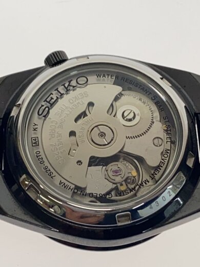 商品画像：自動巻腕時計/アナログ/ステンレス/BLK/SLV/SNKE03K1 3