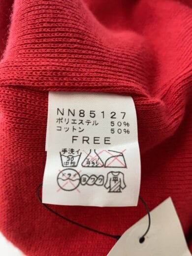 商品画像：ニットキャップ/FREE/ポリエステル/BRD/無地/メンズ/NN85127/レッド 5