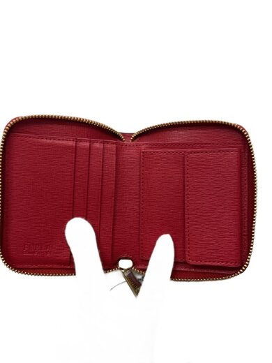 商品画像：財布/レザー/RED/無地/レディース 4