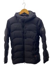 ダウンジャケット/S/ポリエステル/BLK/無地/1013-00711