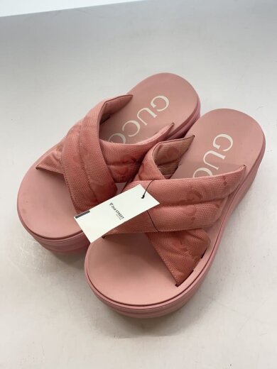 商品画像：パテットGGプラットフォームサンダル/37/PNK/738707 2