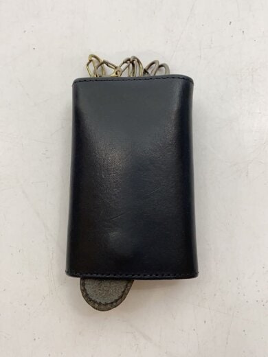 商品画像：6連キーケース/レザー/BLK/無地/メンズ/ブラック 2