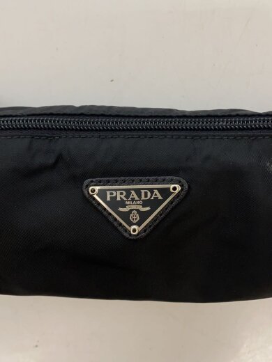 商品画像：ポーチ/ナイロン/BLK/無地 5