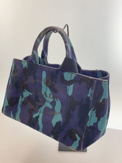 商品画像：トートバッグ/キャンバス/BLU/カモフラ 2