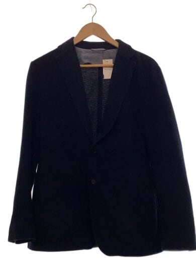 商品画像：テーラードジャケット/L/ポリエステル/NVY/無地/11-010-640-3001-1-0 1