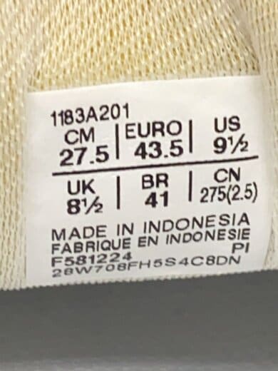 商品画像：ローカットスニーカー/27.5cm/WHT/レザー/F581224// 5