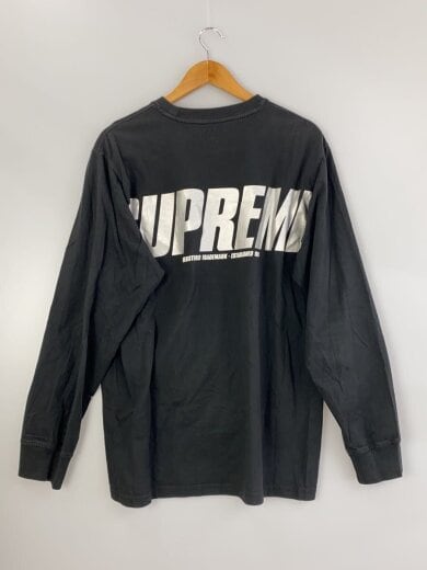 商品画像：長袖Tシャツ/L/コットン/BLK/無地/ 2