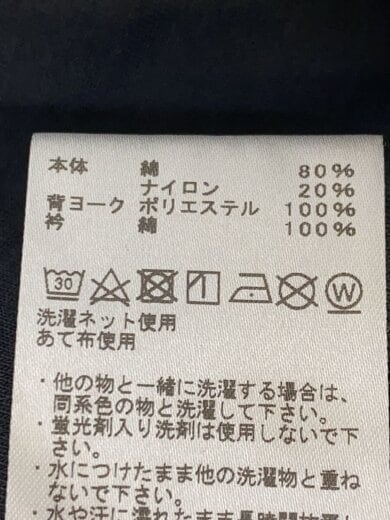 商品画像：COMBINATION H/S LOGO TEE_コンビネーションハーフスリーブロゴTシャツ/--/コットン/NV// 4
