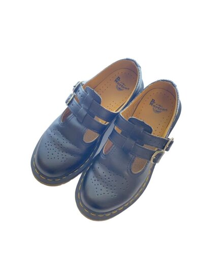 商品画像：8065 メリージェーン/ドレスシューズ/UK5/BLK/レザー/12916/ダブルストラップ 2