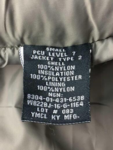 画像：YMCLKYPCU LEVEL7 TYPE2/モンスターパーカー/ミリタリージャケット/S/ナイロン/カーキ4