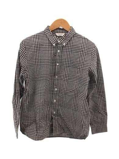 画像：STILL BY HANDBDシャツ/48/コットン/ブラック/ギンガムチェック/SH00831