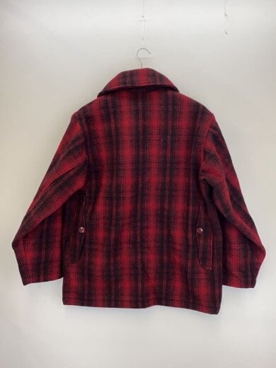 商品画像：80s/USA製/紺タグ/HUNTING COAT/ジャケット/42/ウール/RED/チェック/503 2