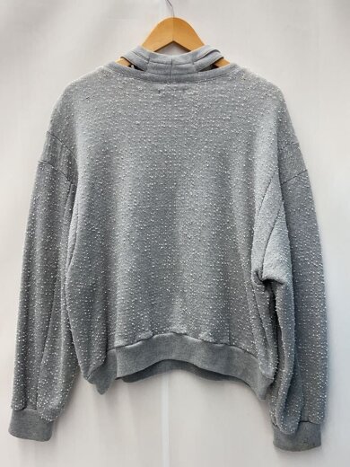 商品画像：ニードルパンチ加工/スウェット/2/コットン/GRY/無地/AW24-RCS01※袖汚れ 2