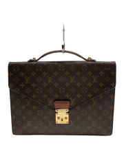 ポルト・ドキュマン・バンドリエール_モノグラム・キャンバス_BRW/PVC/BRW