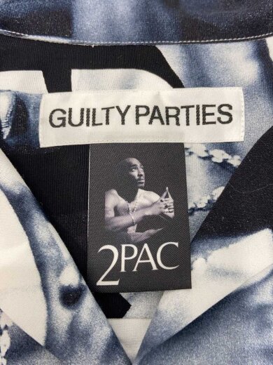 商品画像：半袖シャツ/M/レーヨン/BLK/2pac 3