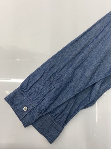 商品画像：Band collar shirt : classic chamb長袖シャツ/L/コットン/IDG/無地/120 5