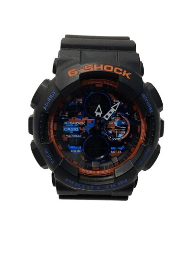 商品画像：クォーツ腕時計_G-SHOCK/デジアナ/ラバー/マルチカラー/BLK 1