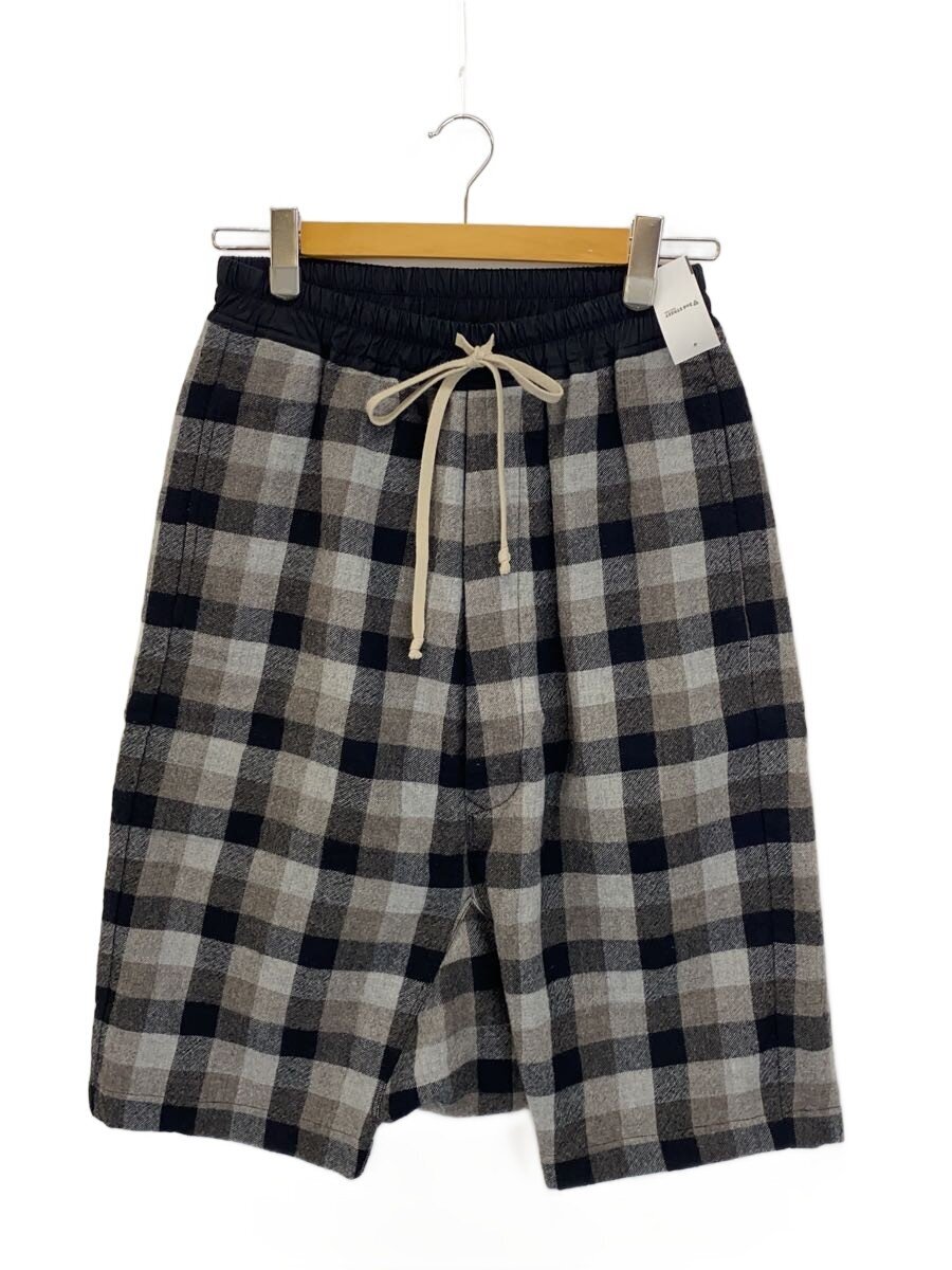 Rick Owens / ショートパンツ/--/ウール/BLK/チェック/RU19F4384-WSP