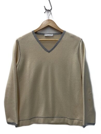 商品画像：ニット・セーター(薄手)/--/カシミア/CRM/無地 1