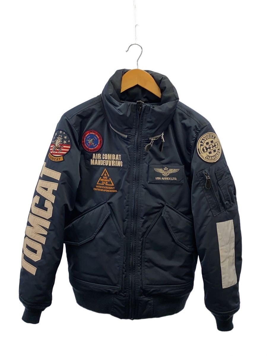 AVIREX / ジャケット/M/ポリエステル/NVY/6102176