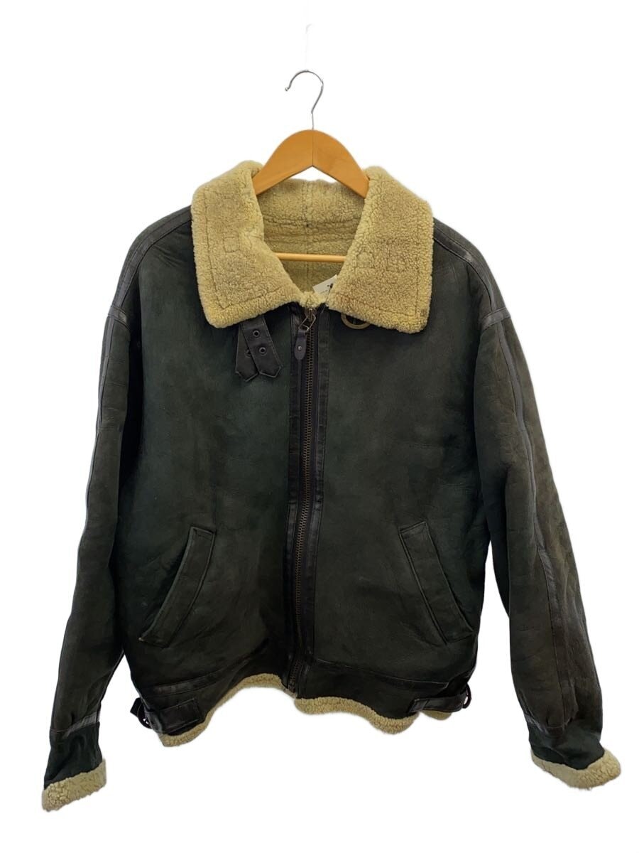 その他ブランド / ムートンジャケット/ジャケット/--/--/BLK/無地